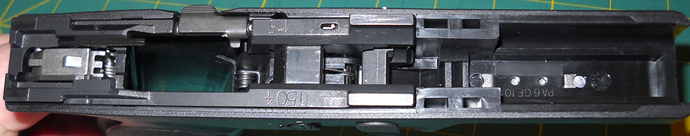 detail, Steyr L40-A1 frame interior